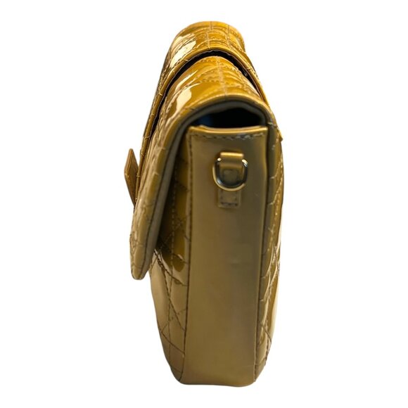 Christian Dior Cream Patent Leather Lock Bag - Picture 8 of 11